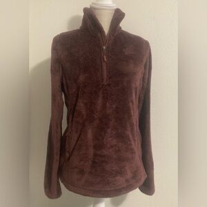 The North Face - Fleece Pullover Women's Half Zip down sweater - Size S - EUC